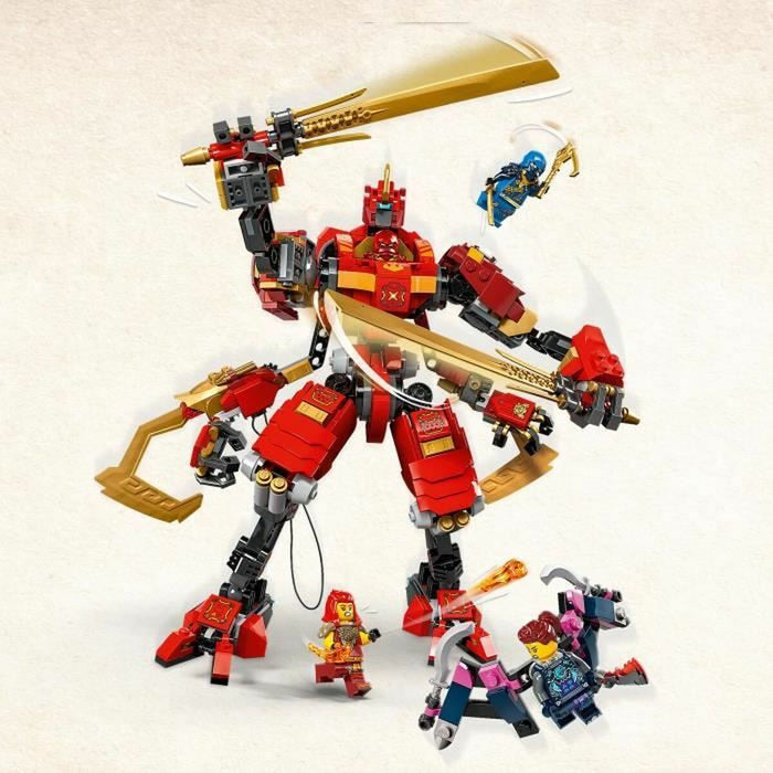 Строителна Игра Lego NINJAGO 71812 Kai's Ninja Climbing Robot Многоцветен