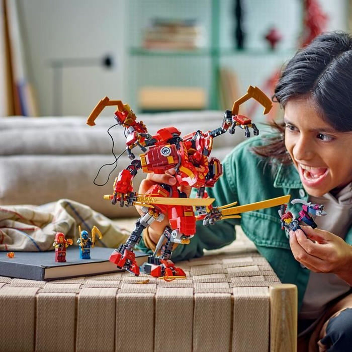 Строителна Игра Lego NINJAGO 71812 Kai's Ninja Climbing Robot Многоцветен