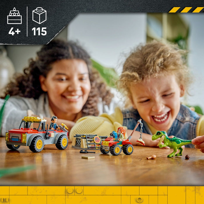 LEGO Jurassic World 77978 - Ciężarówka do transportu młodego tyranozaura