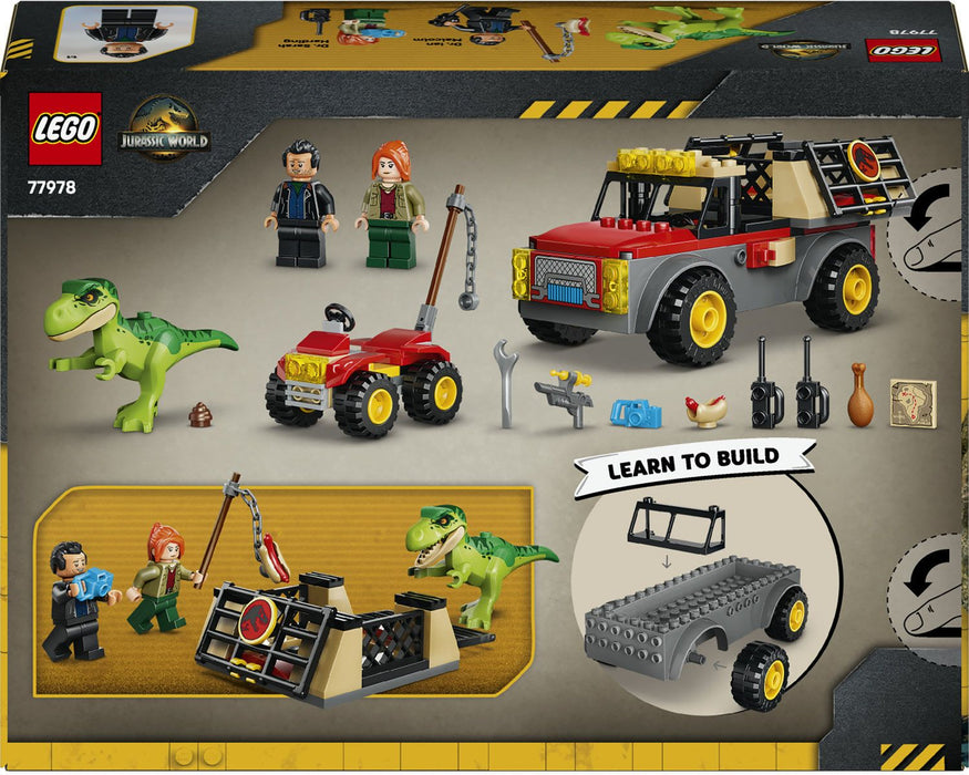 LEGO Jurassic World 77978 - Ciężarówka do transportu młodego tyranozaura