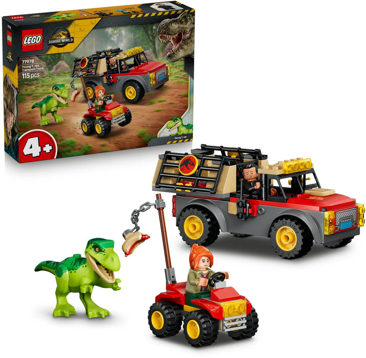 LEGO Jurassic World 77978 - Ciężarówka do transportu młodego tyranozaura