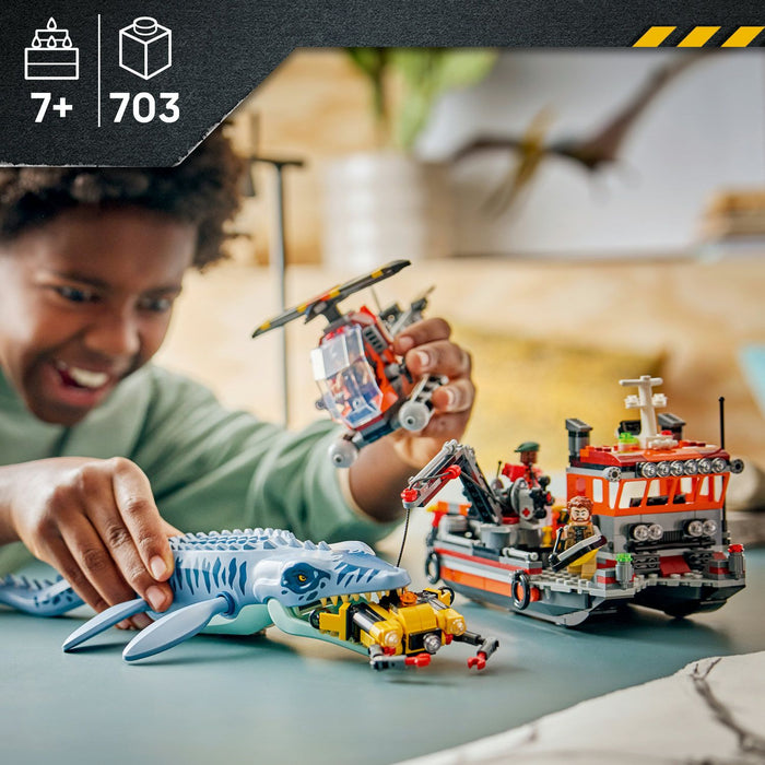 LEGO Jurassic World 77983 - Atak mozazaura na łódź