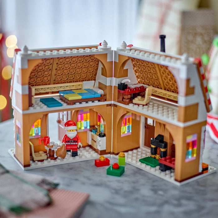 Конструктор LEGO Iconic - Празнична джинджифилова къща (40809)