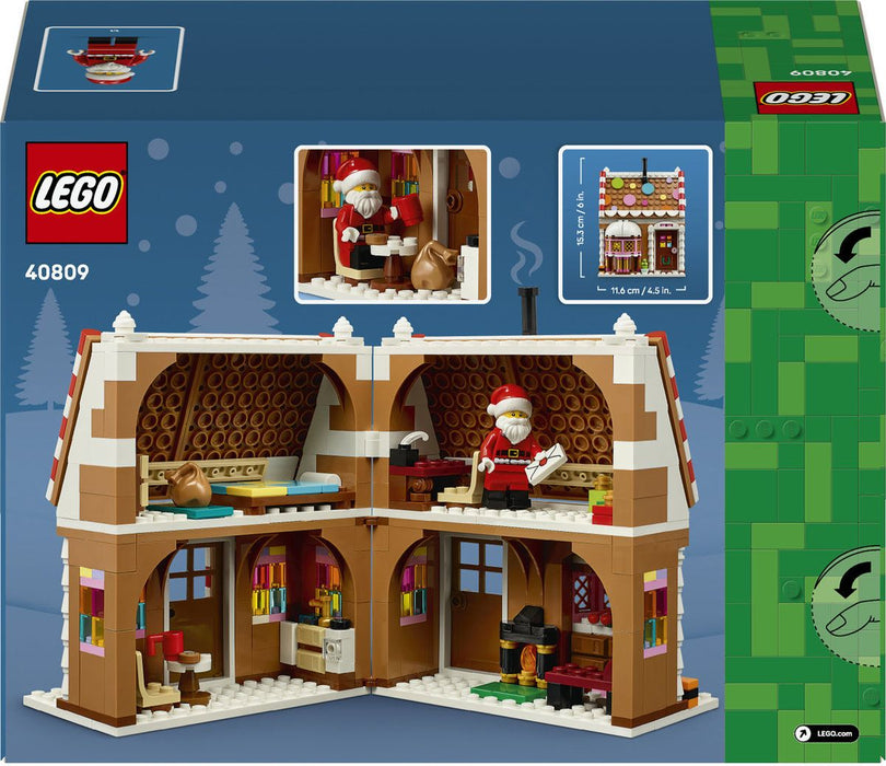 Конструктор LEGO Iconic - Празнична джинджифилова къща (40809)
