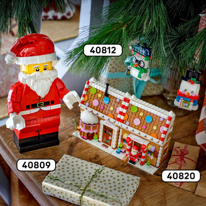 Конструктор LEGO Iconic - Празнична джинджифилова къща (40809)