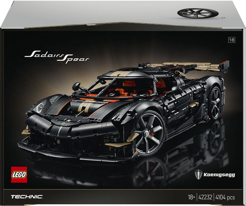 LEGO TECHNIC 42232 Koenigsegg Sadair's Spear Megacar