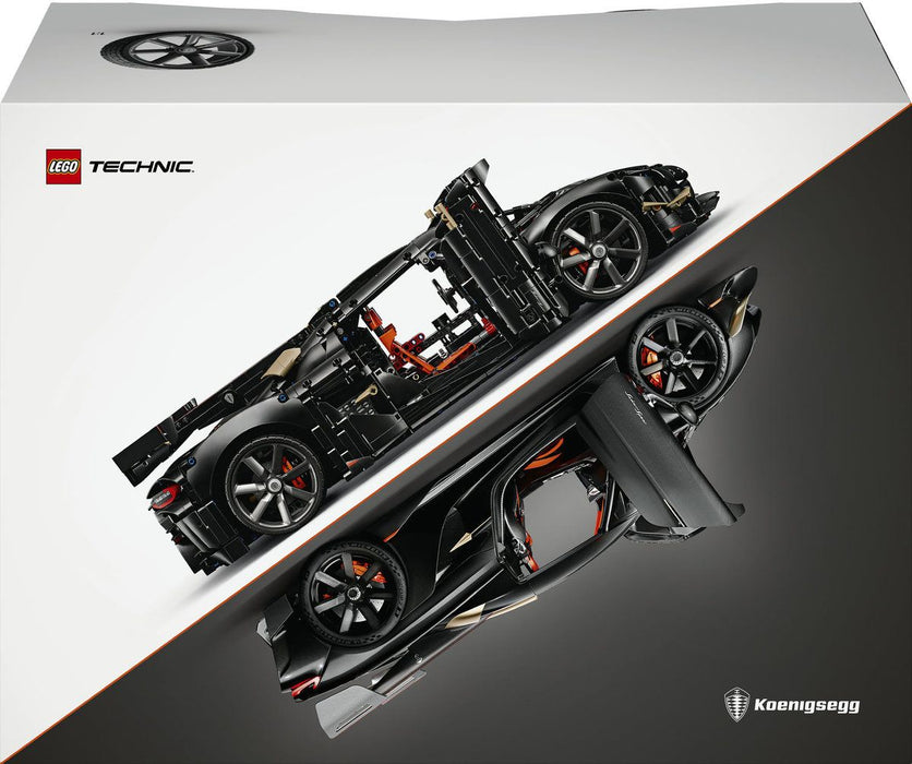 LEGO TECHNIC 42232 Koenigsegg Sadair's Spear Megacar