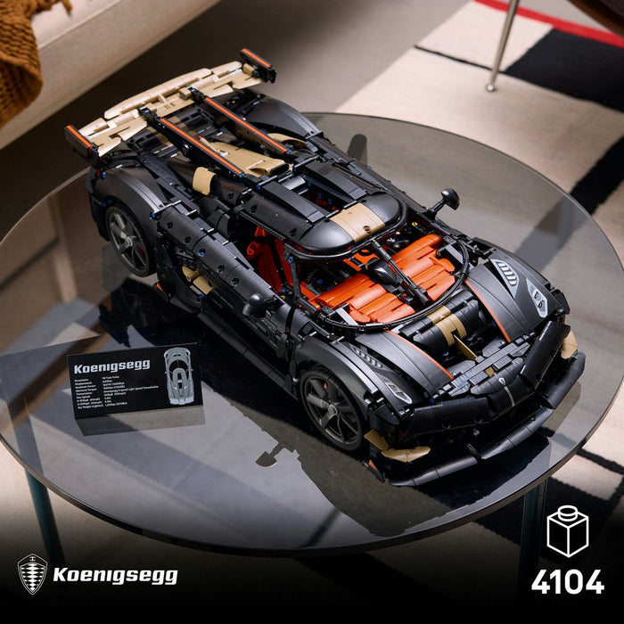 LEGO TECHNIC 42232 Koenigsegg Sadair's Spear Megacar