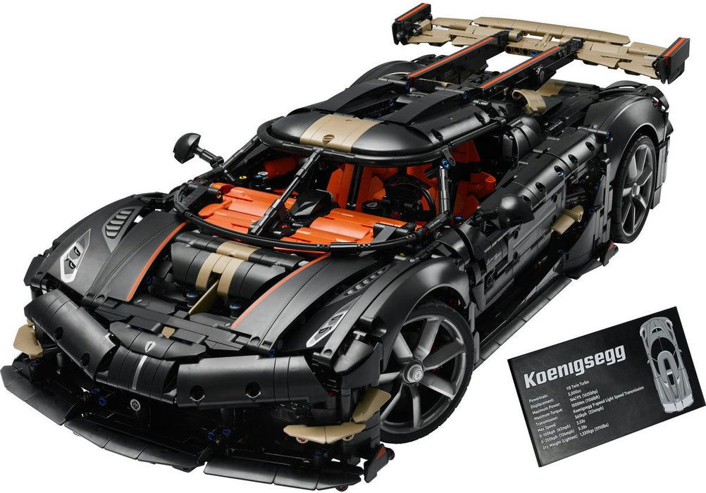 LEGO TECHNIC 42232 Koenigsegg Sadair's Spear Megacar