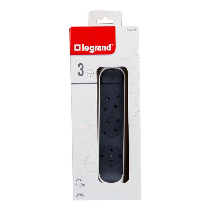 РАЗКЛОНИТЕЛ LEGRAND 3 ГНЕЗДА / 1.5М ВЪРТЯЩ 694527