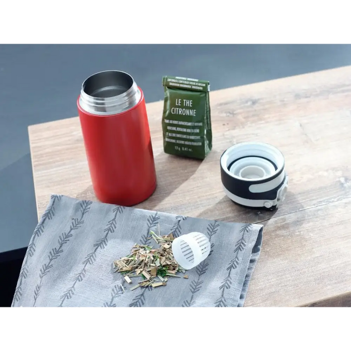 Leifheit 03245 чаша за пътуване 350 ml черна червена