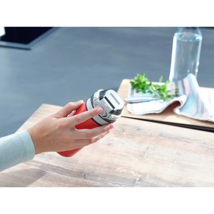 Leifheit 03245 чаша за пътуване 350 ml черна червена