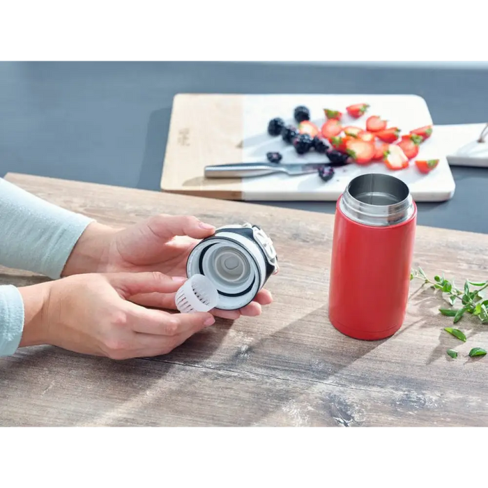 Leifheit 03245 чаша за пътуване 350 ml черна червена