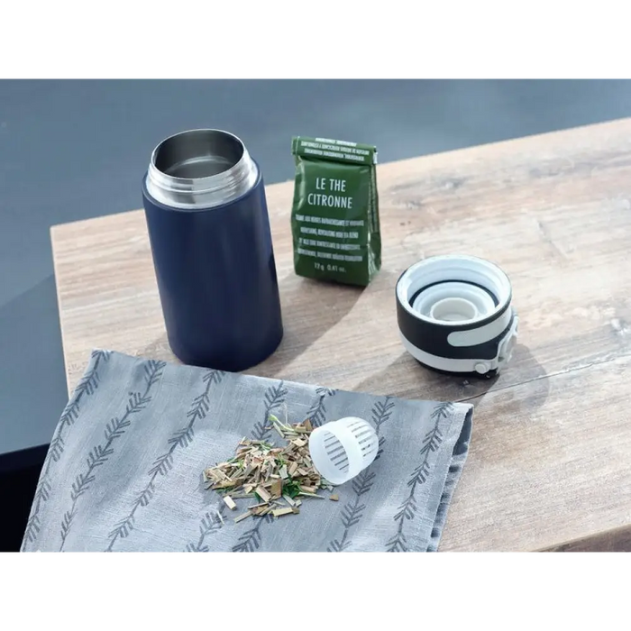 Leifheit 03247 чаша за пътуване 350 ml черно синьо