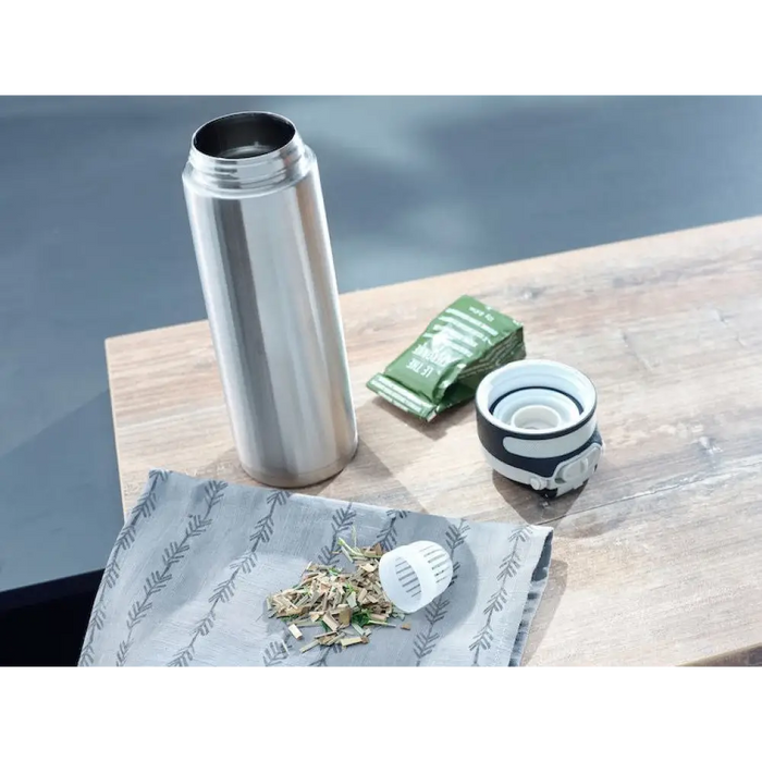 Leifheit 03272 чаша за пътуване 600 мл сребро Неръждаема