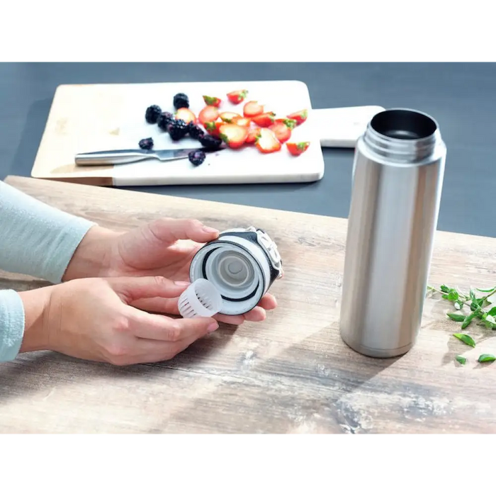 Leifheit 03272 чаша за пътуване 600 мл сребро Неръждаема