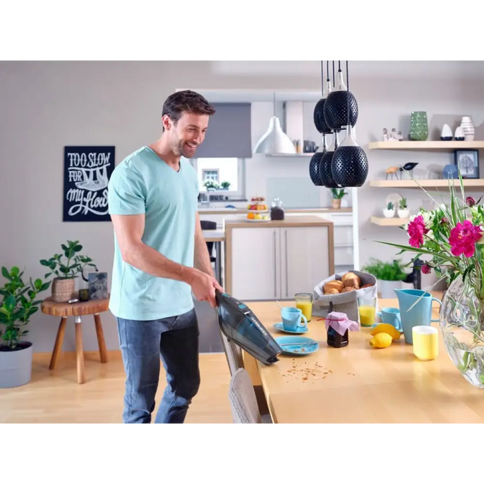 Leifheit Rotaro PowerVac 2в1 20V без торба черен син