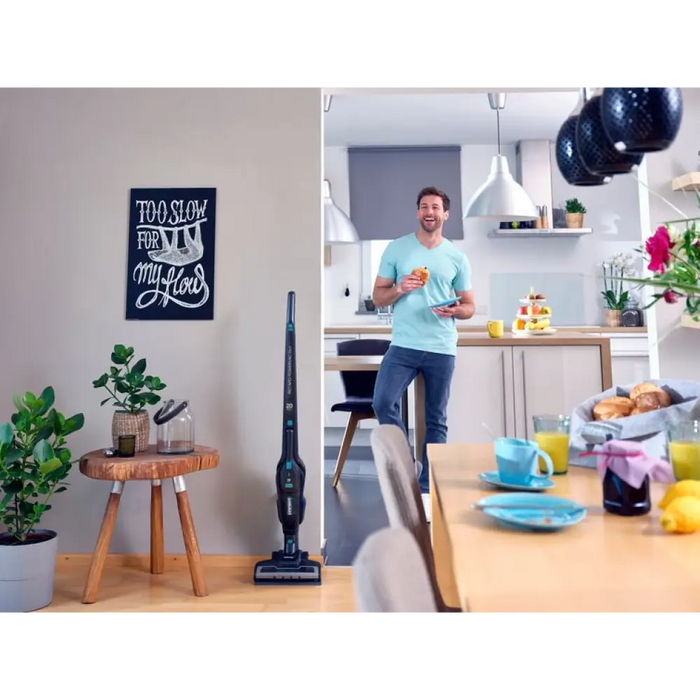 Leifheit Rotaro PowerVac 2в1 20V без торба черен син