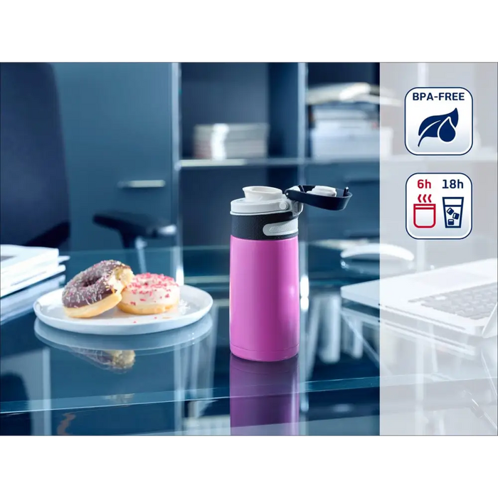 Leifheit Термочаша Flip 350 ml Лилава