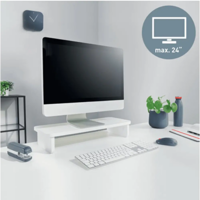 Leitz 64340001 стойка за монитор / стойка 61 см (24’’) Бяло
