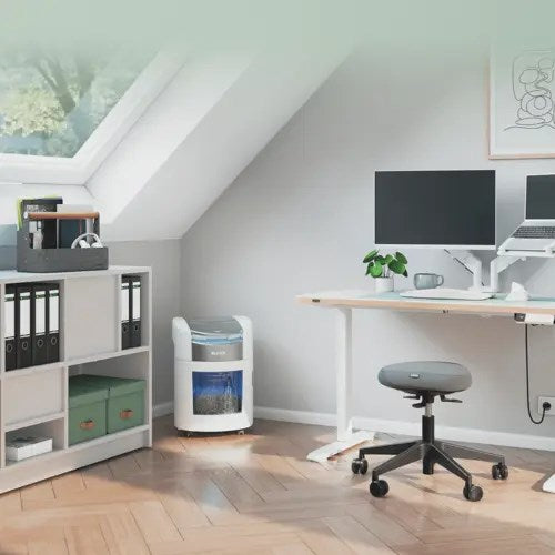 Шредер Leitz IQ Optimax AutoFeed 150, P5, 150 листа, 15 л
