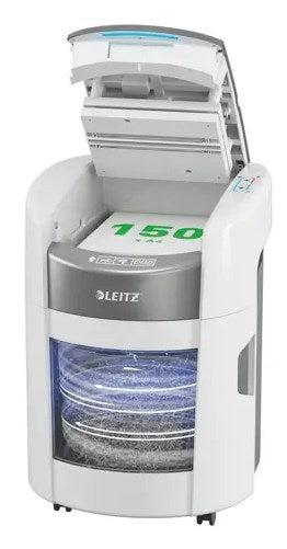 Шредер Leitz IQ Optimax AutoFeed 150, P5, 150 листа, 15 л