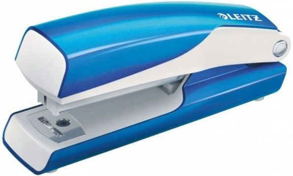 Телбод Leitz Wow - Mini Nexxt, до 10 листа, №10, син металик