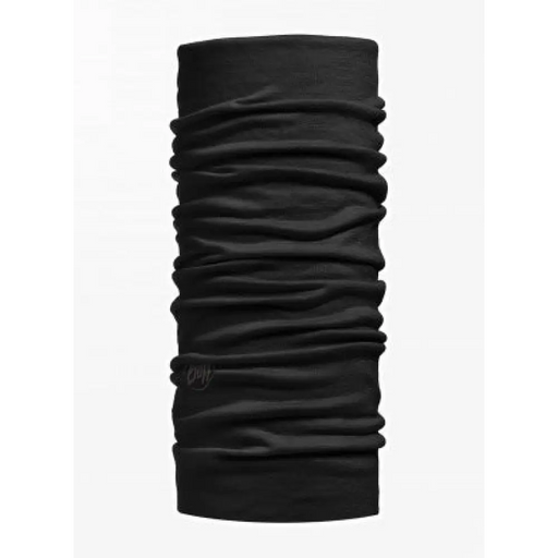 Лека термопрашка от мериносова вълна Buff - черна