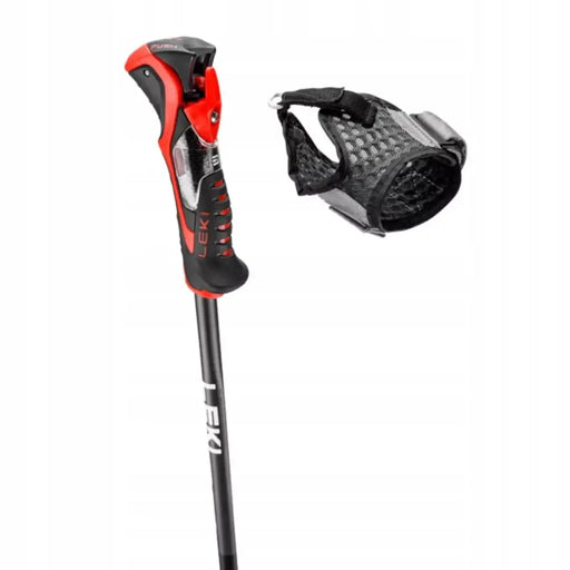 LEKI POLES 3D AIRFOIL black/red 125