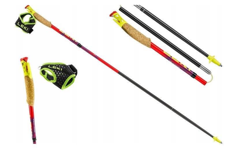 Трекинг щеки LEKI TRL Ultratrail FX One, 120 см, червени
