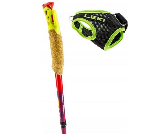Трекинг щеки LEKI TRL Ultratrail FX One, 120 см, червени