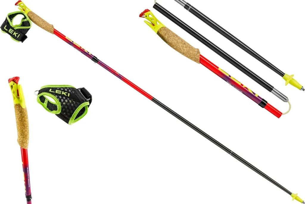 Трекинг щеки LEKI TRL Ultratrail FX One, 125 см, червени