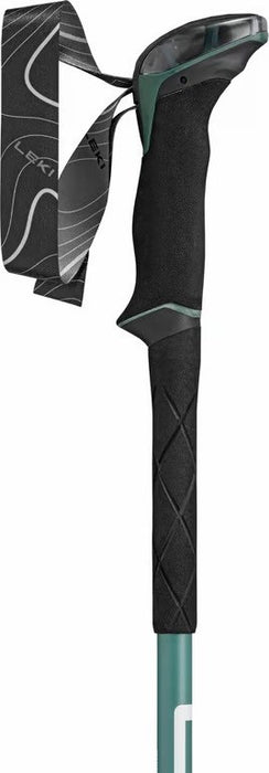 Kije trekkingowe LEKI MAKALU LITE, 100-135cm зелено/бяло