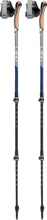 Kije trekkingowe LEKI NW Traveller Carbon, 90-130cm син