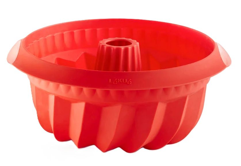 Силиконова форма за печене на кекс Lekue - Ø22 cm, дълбока, 2.4 l