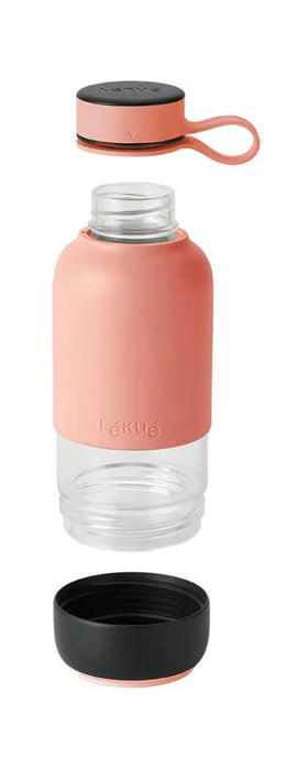Бутилка с филтър Lekue – On The Go, 500 ml, Coral