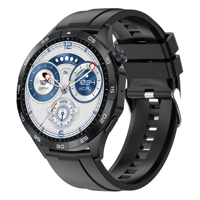 Смарт часовник LEMFO HK4 AMOLED BLACK 46 MM, ПУЛСОМЕР, SPO2
