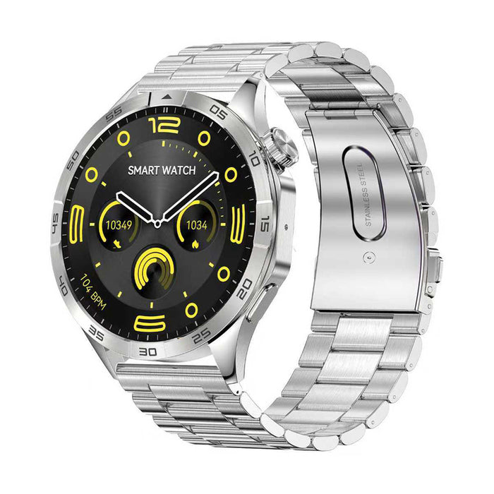 Смарт часовник LEMFO HK4 AMOLED SILVER 46 MM, ПУЛСОМЕР, SPO2