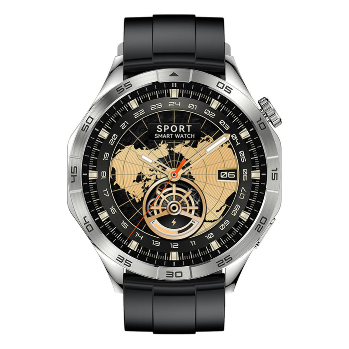 Смарт часовник LEMFO HK4 AMOLED SILVER 46 MM, ПУЛСОМЕР, SPO2
