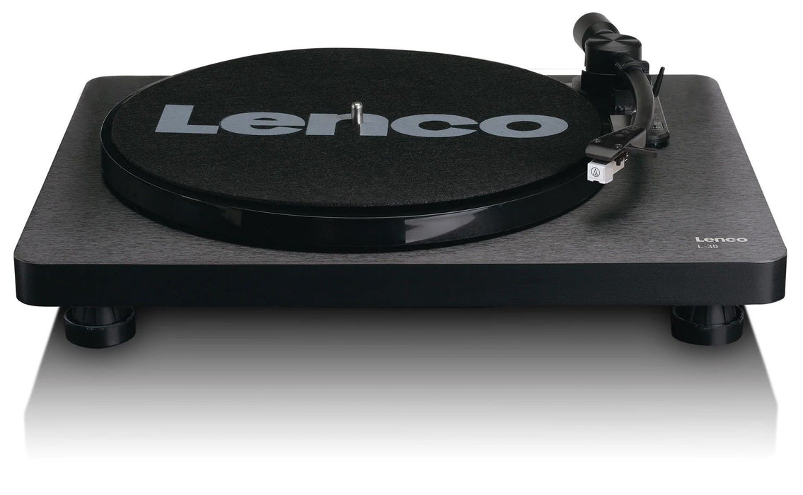Грамофон Lenco - L-30BK, черен