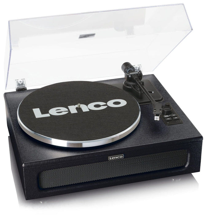 Грамофон Lenco - LS-430BK, автоматичен, черен