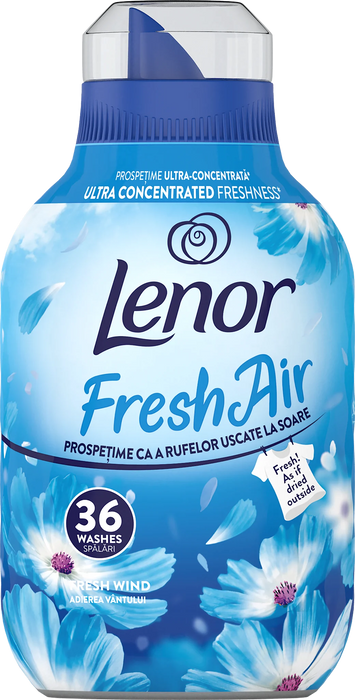 Омекотител за пране Fresh Air, 36 пранета, 504 ml