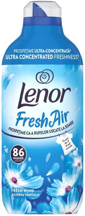 Омекотител Lenor - Fresh Air Fresh Wind, 86 пранета
