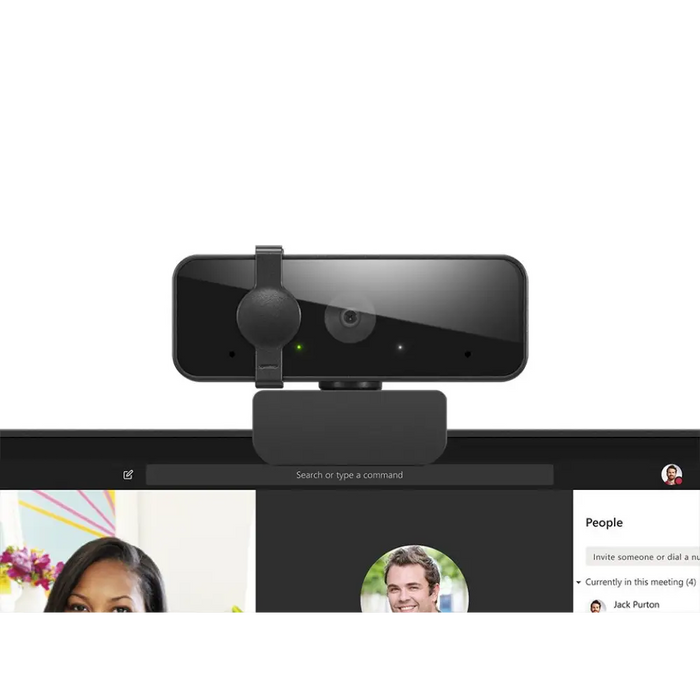 Lenovo 310 уеб камера 1920 x 1080 пиксела USB 2.0 Черен