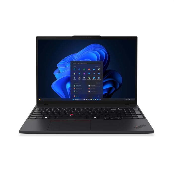 Lenovo ThinkPad T16 G4 Intel Core Ultra 5 225U, 12C (до 4.8GHz, 12MB), 32GB (16+16) DDR5-5600, 1TB SSD, 16" WUXGA (1920x1200) IPS AG, Intel Graphics, 5MP&IR, подсветка на клавиатурата, WLAN, BT, SCR, FPR, 4-клетъчна батерия, Win11Pro, 3Y Premier