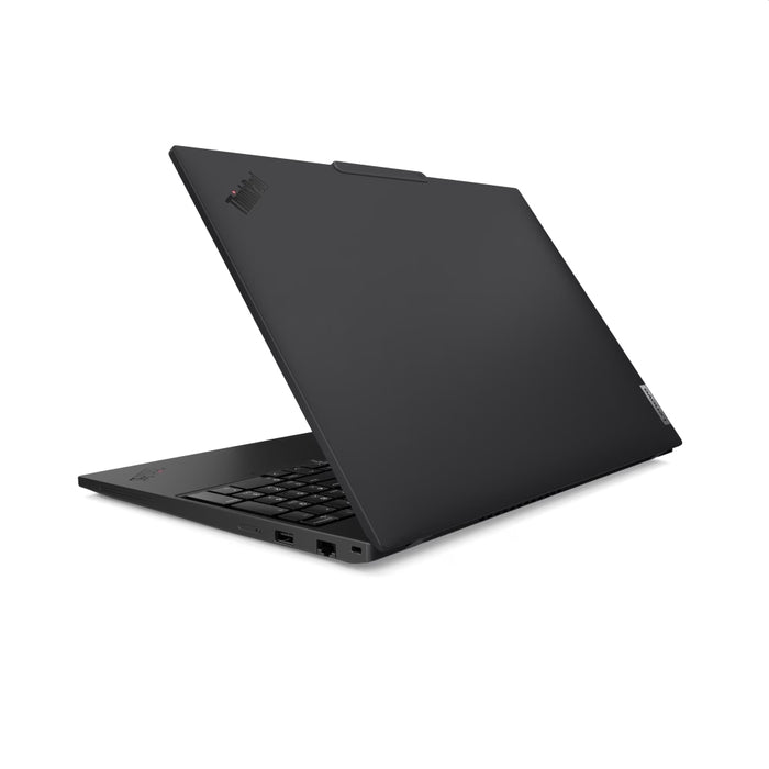 Lenovo ThinkPad T16 G4 Intel Core Ultra 5 225U, 12C (до 4.8GHz, 12MB), 32GB (16+16) DDR5-5600, 1TB SSD, 16" WUXGA (1920x1200) IPS AG, Intel Graphics, 5MP&IR, подсветка на клавиатурата, WLAN, BT, SCR, FPR, 4-клетъчна батерия, Win11Pro, 3Y Premier