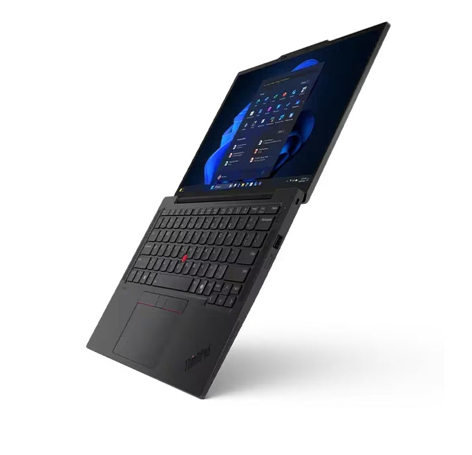 Lenovo ThinkPad X13 G6 Intel Core Ultra 7 255U, 12C (до 5.2GHz, 12MB), 32GB LPDDR5x-8400, 512GB SSD, 13.3" WUXGA (1920x1200) IPS AG, вградена графика, 5MP&IR камера, WLAN, BT, Quectel EM061K-GL 4G, подсветка на клавиатурата, SCR, FPR, Win11Pro, 3Y Premier