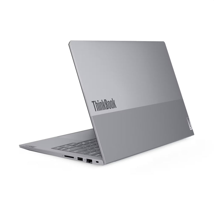 Lenovo ThinkBook 14 G8 IntelCore Ultra 5 135H, 14C (до 4.6GHz, 18MB), 16GB DDR5-5600, 1TB SSD, 14" WUXGA (1920x1200) IPS AG, Intel Arc Graphics, 1080p&IR камера, подсветена клавиатура, 3-клетъчна, WLAN, BT, FPR, DOS, 3-годишна гаранция на място
