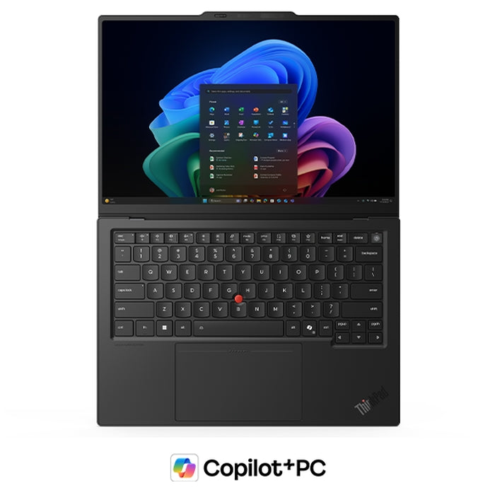 Lenovo ThinkPad X1 Carbon G14 Intel Core Ultra 7 355, 8C (до 4.7GHz, 12MB), 32GB LPDDR5X-7467, 1TB SSD, 14" 2.8K (2880x1800) OLED AG, AR, AS, Touch, Copilot, Intel Graphics, UHD 10MP&IR Cam, Backlit keyboard, WLAN, BT, FPR, 3-клетъчна батерия, Win 11 Pro,