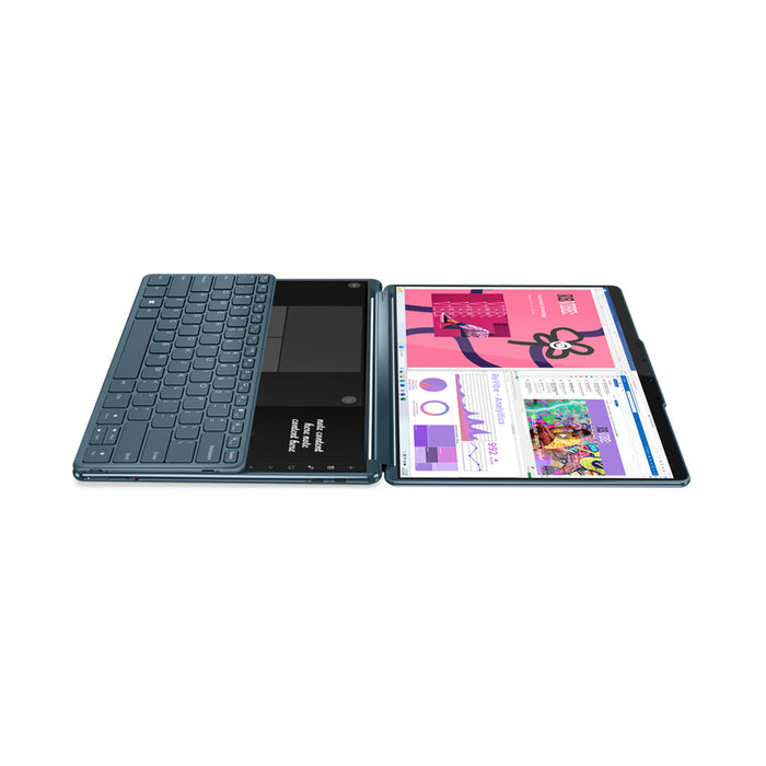Ултрабук LENOVO YOGA BOOK 9 13IMU9 83FF001YRM 13.3 ", INTEL CORE ULTRA 7 155U, RAM 32 GB, SSD 1000 GB, INTEL UHD GRAPHICS, WINDOWS 11, TIDAL TEAL